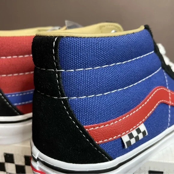 Vans Skate Grosso Mid University Red/Blue Men Size 7.5, equivalent to Women 9 - Picture 4 of 9